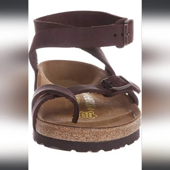 NWT Birkenstock Women's Yara Oiled Leather Flat Sandal - Picture 7 of 9